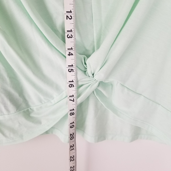 The North Face Wander Twist Back Short Sleeve Athletic Shirt Mint Green Size M - Picture 5 of 13